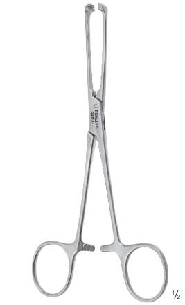 Зажими, хірургічні, атравматичні, "Allis", для захвату органів, прямі, зубчаста щелепа, загальна довжина 255 мм. FEHLING INSTRUMENTS GmbH & Co. KG